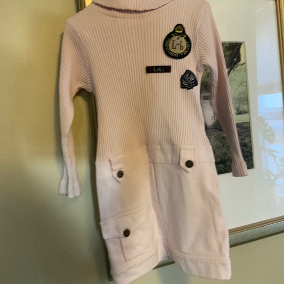 Girls size 5 Lili gaufrette dress - Picture 1 of 2
